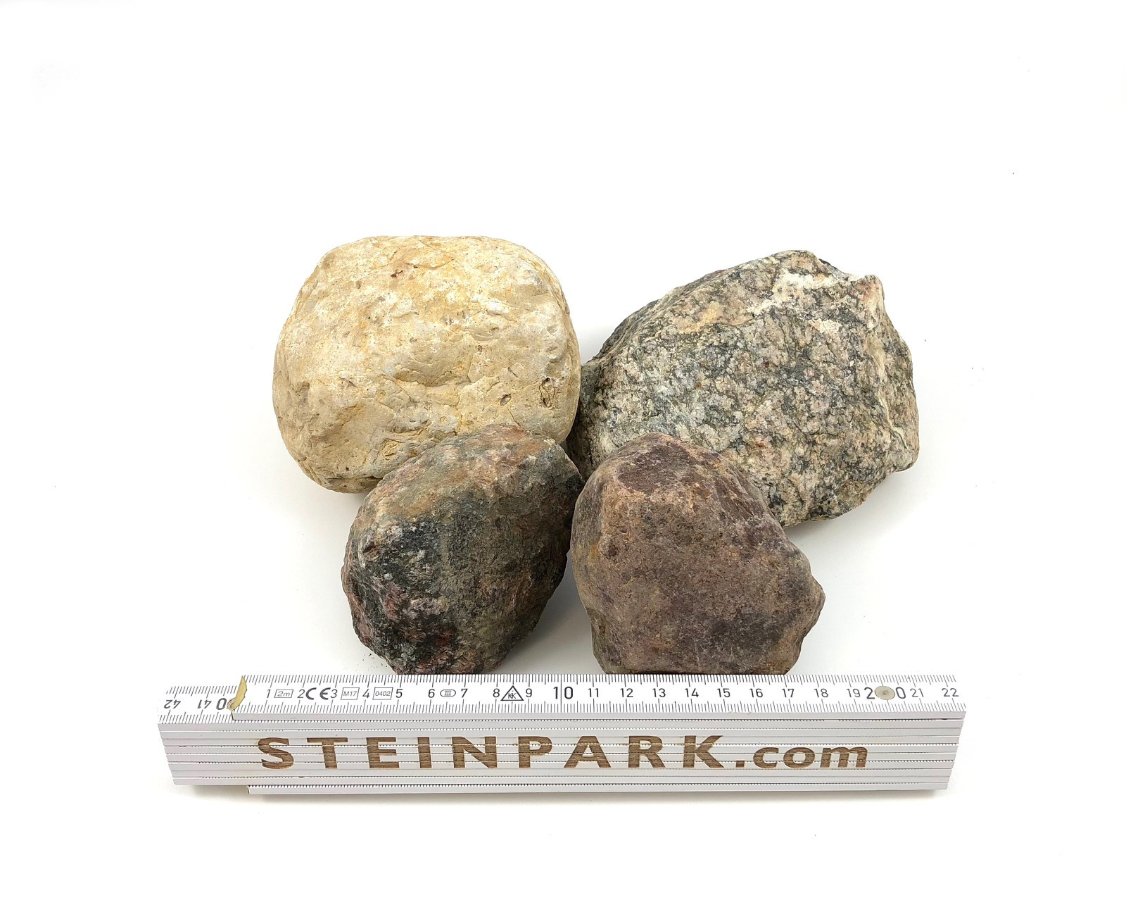 Gabionenstein Granit-Lesestein 50-140 mm natürlich gerundet