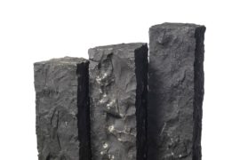 Basalt Palisade 12x12x100 cm schwarz