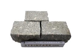 Granit Edel Kleinpflaster 15x10x9-10 cm grau gestockt