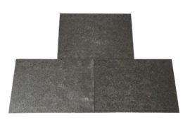 Basalt Terrassenplatte Mekong 40x80x3 cm anthrazit