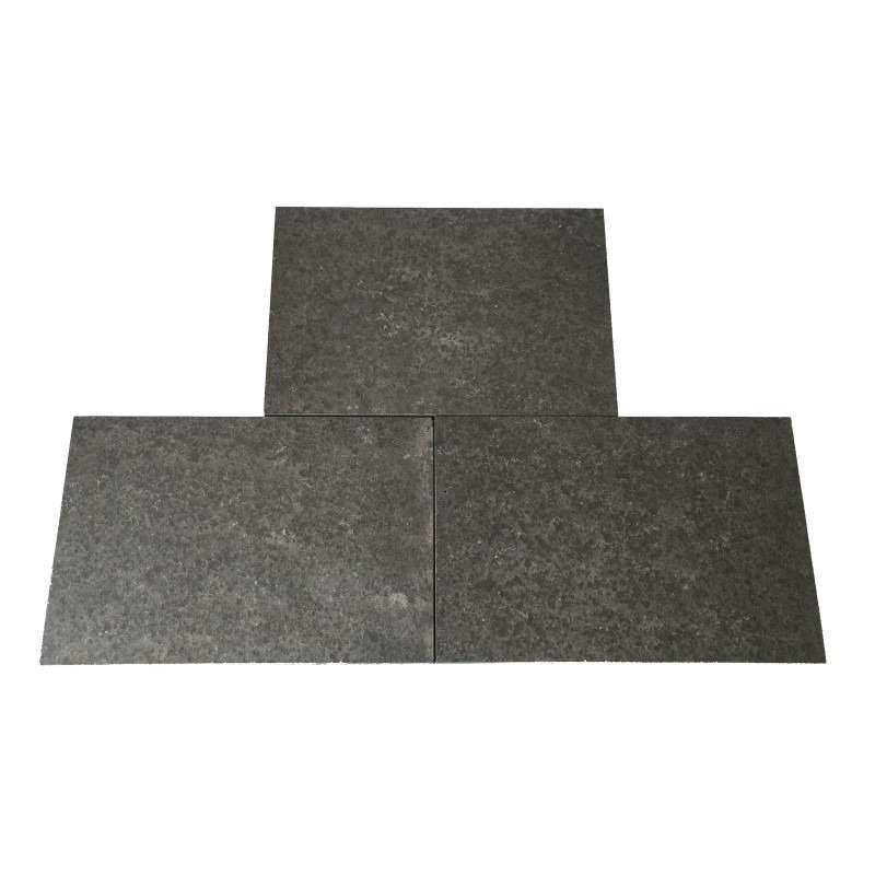 Basalt Terrassenplatte Mekong 40x80x3 cm anthrazit