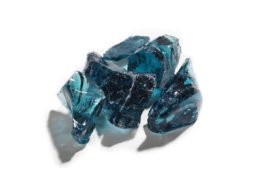 Gabionenstein Glas Eisblau 50-120 mm gebrochen