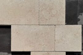 Kalkstein Terrassenplatte Catrina Castlefinish 100x60x4 cm gelb-beige