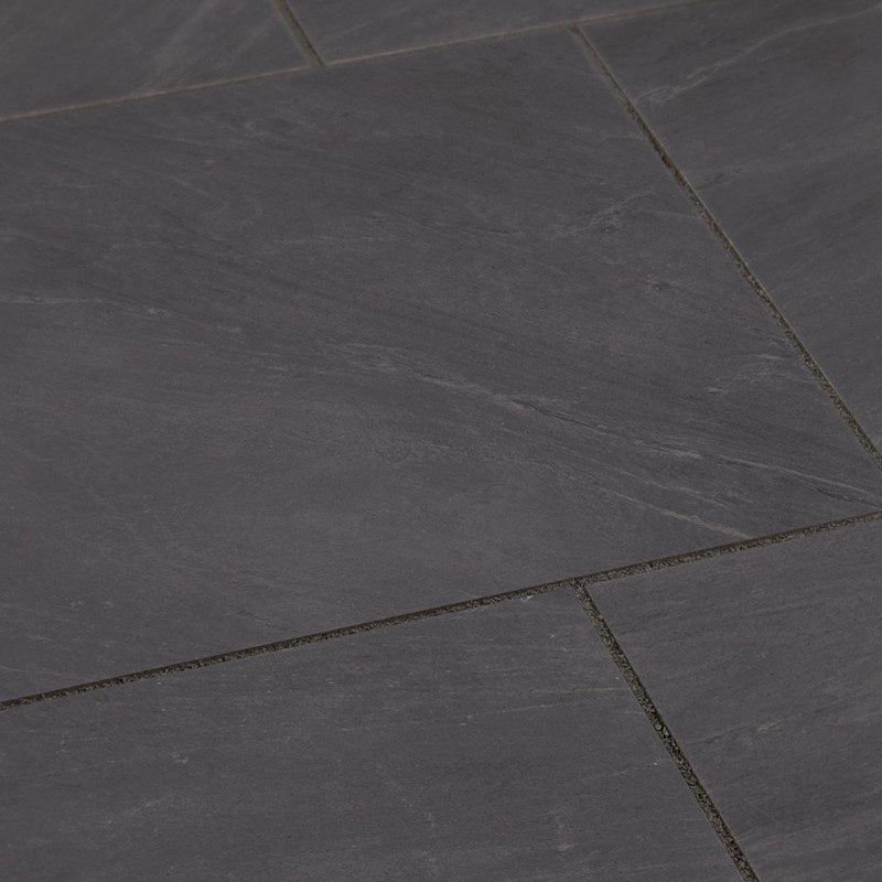 Keramikplatte Slate Grey 80x40x3 cm grau-anthrazit